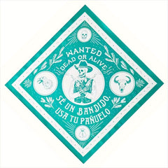 Skull Cowboy Vintage Cotton Hip Hop Bandana Scarf