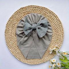 Soft Elastic Strip Flower Baby Hat For Girl
