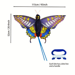 3D Butterfly Kite Multicolor Animal Shaped Outdoor Entertainment Gift