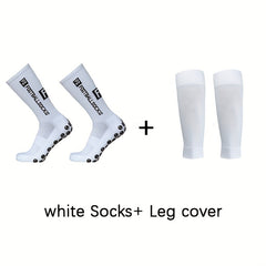 Professional Training Leg Sleeves & Football Crew Socks Bundle
