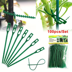 50-100pcs Plastic Plant Support Clips Garden Supplies