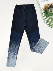 Girls Gradient Leggings Comfy Slim Leggings All Seasons
