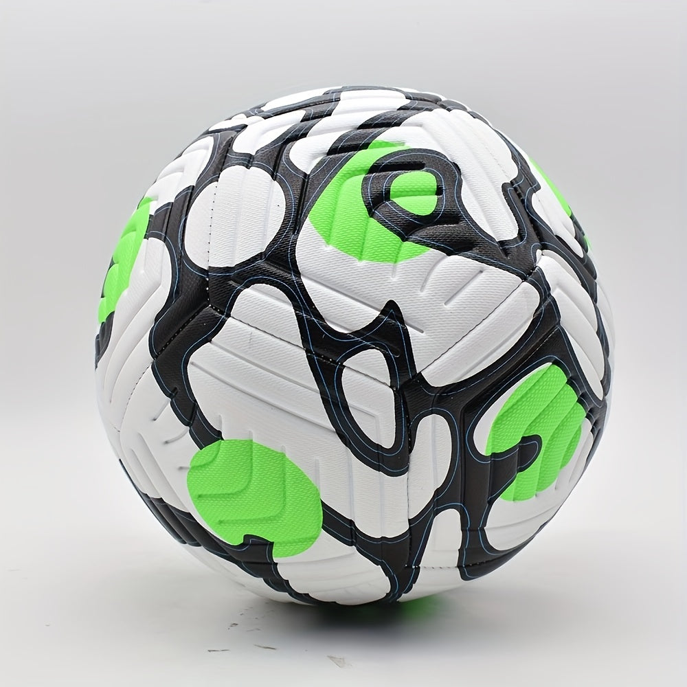 Classic PU Official Size 5 Soccer Ball With Pump, Standard No 5 Football
