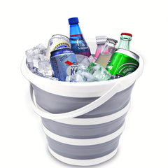 Collapsible Silicone Bucket 10L Capacity for Car Wash Fishing Camping