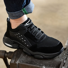 Steel Toe Non Slip Safety Shoes Lightweight Comfortable Breathable Unisex