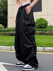Y2K Street Style Cargo Pants Women Casual Loose Sports Hiking Athleisure