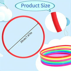 12pcs Plastic Toss Rings for Carnival Games Party Favors