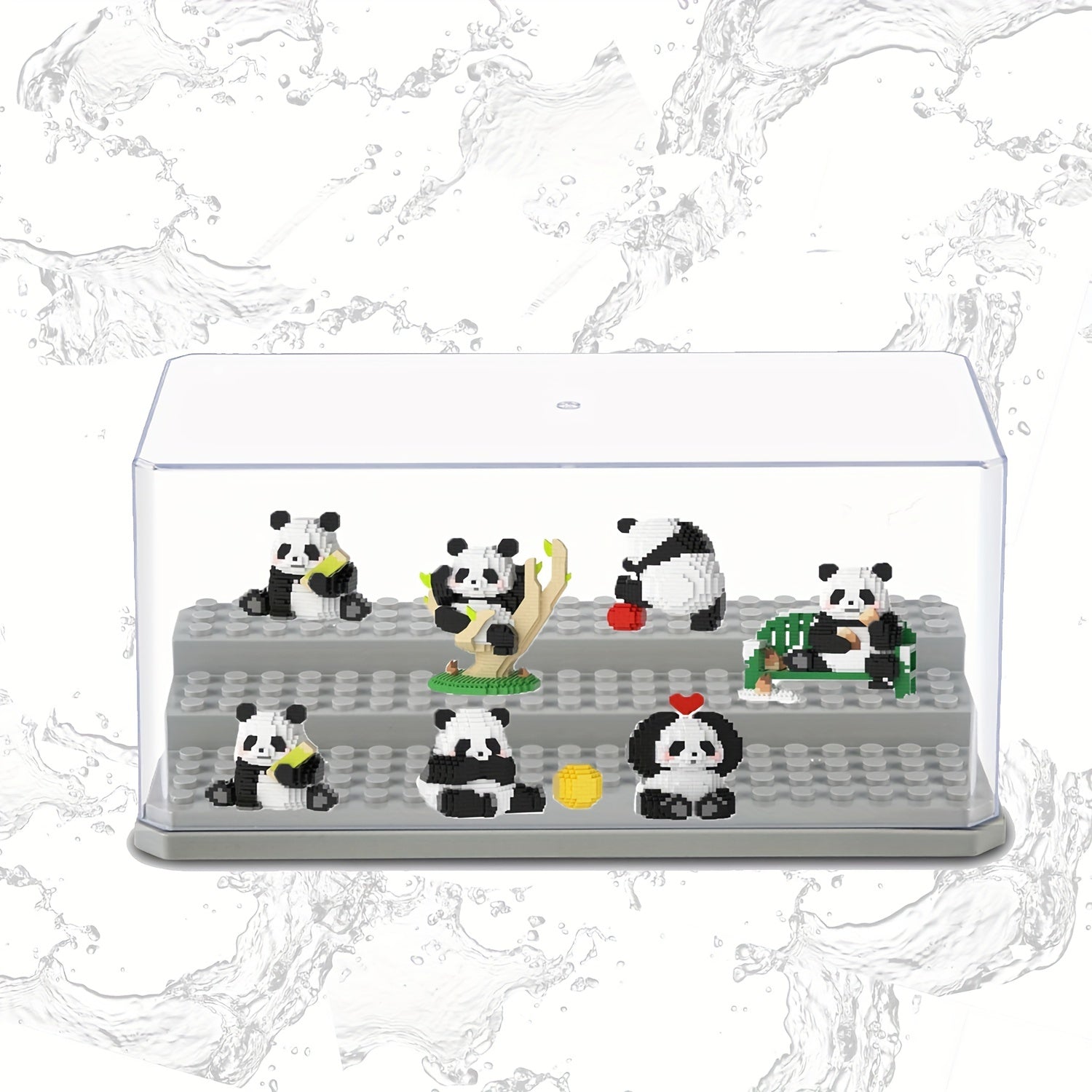 3 Layer Acrylic Display Case For Toy Collection Dustproof Clear
