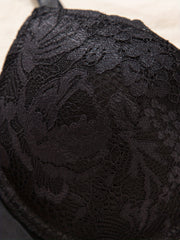 3pcs Lace Push Up Bras Comfy Intimates Bra Women's Lingerie