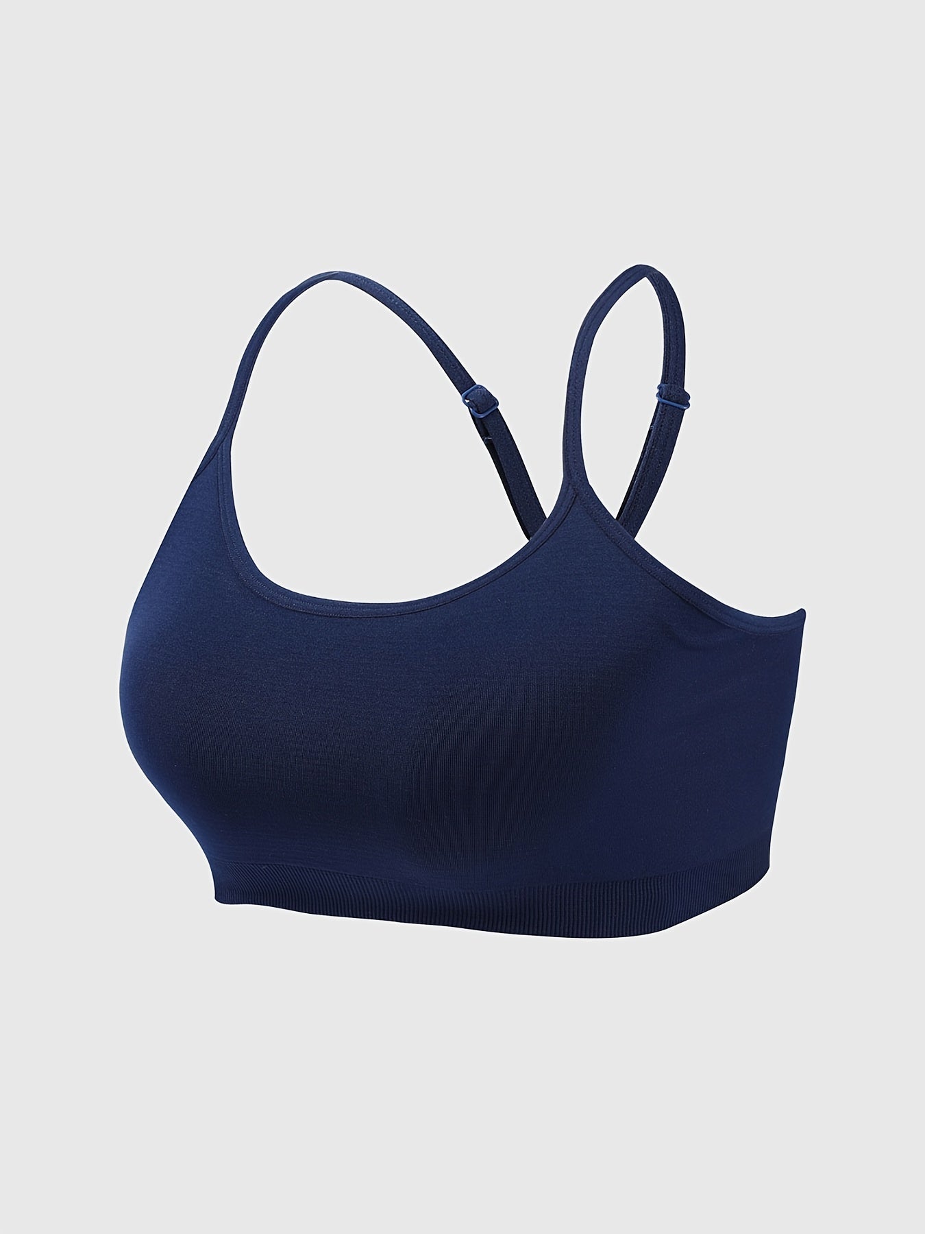 Women's Spaghetti Strap Sports Bra Cross Back Yoga Fitness Workout Top