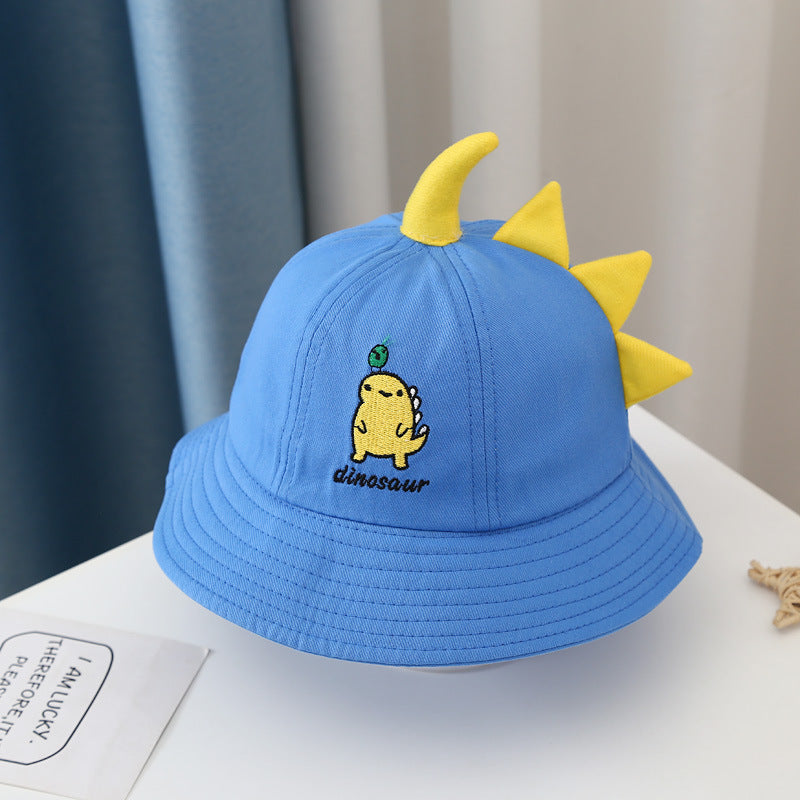 Kids Dinosaur Bucket Hat Spring Autumn Boys Sunshade Basin Hat