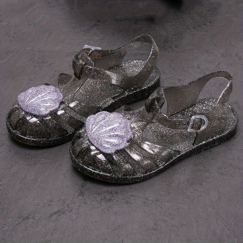 Jelly Sandals Summer Kids Girls Children's Non Slip Beach Shoes