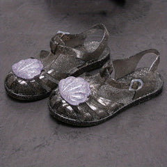 Jelly Sandals Summer Kids Girls Children's Non Slip Beach Shoes