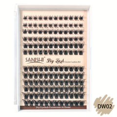 144pcs DIY Grafting Eyelashes Natural Thick False Eyelashes