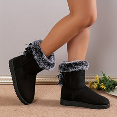Women's Winter Snow Boots Medium Top Snow Shoes
