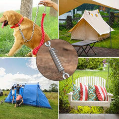 10pcs Stainless Steel Rope Tensioner for Camping Tent
