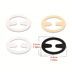 5pcs Bra Strap Clips Non-slip Buckles Conceal Straps For Braless Look