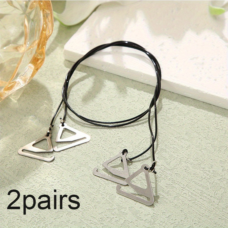 2 Pairs Non Slip Shoulder Straps Invisible Seamless Underwear Straps