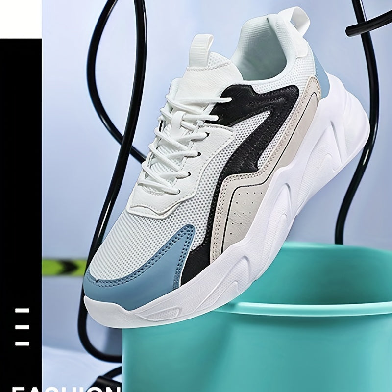 Men's Lace-up Mesh Chunky Sneakers Athletic Shoes