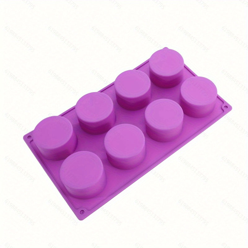 Cylindrical Mousse Cake Mold 3D Silicone Mold