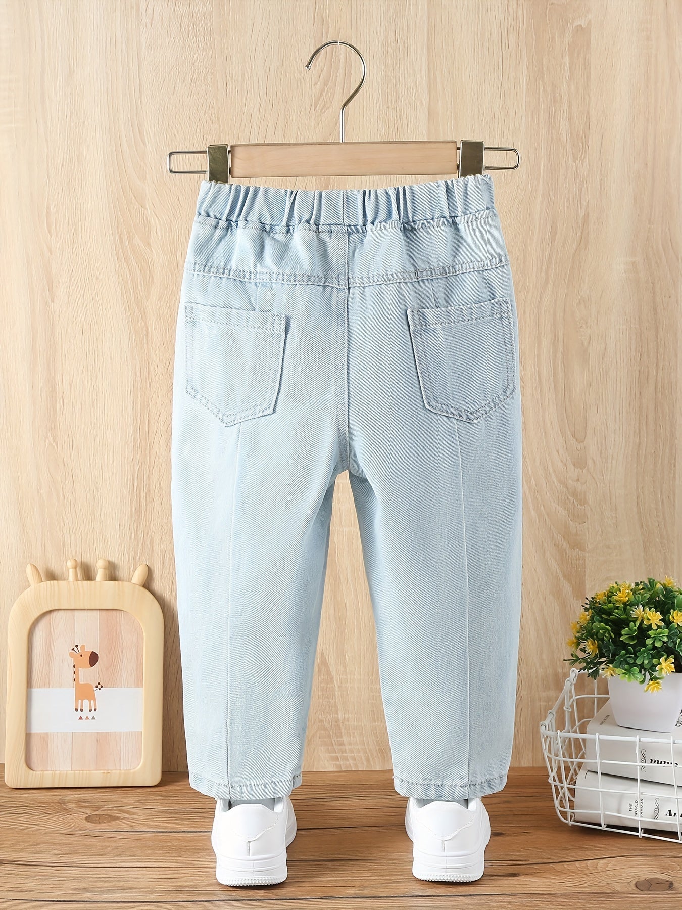 Boys Casual Denim Long Pants With Pocket Kids Clothing