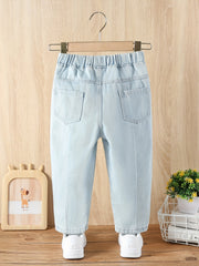 Boys Casual Denim Long Pants With Pocket Kids Clothing
