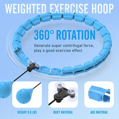 Adjustable 2 in 1 Exercise Hoops with 24 Chain Loops