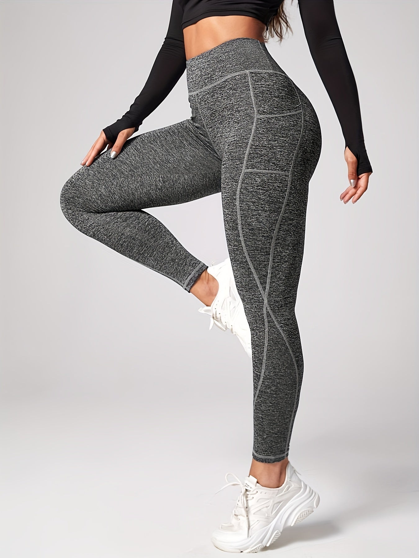 Women's Butt Lifting Sports Leggings with Pockets