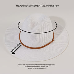 Breathable Sunshade Big Brim Cowboy Hat for Outdoor Activities
