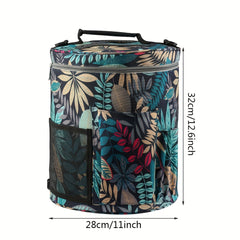 Yarn Storage Bag Leaves For Crochet Wool Knitting Tools