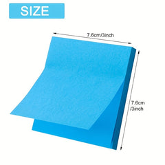 6 Packs Sticky Notes 7.62x7.62 Cm Bright Self Adhesive Pads 50 Sheets Pad