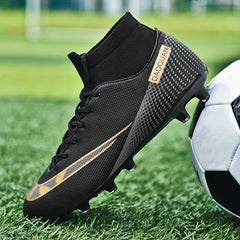 Men's High Top Non Slip AG Football Cleat Professional Outdoor Soccer Cleats