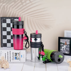 316 Stainless Steel 710ml Gradient Vacuum Water Cup Portable Coffee Cup