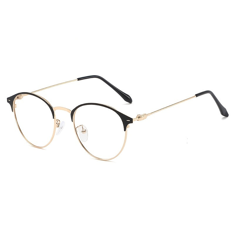 Round Frame Sunglasses Anti Light Glasses Photochromic Lens Eyewear