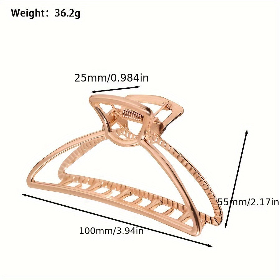 Large Hair Grip Semi Circle Hair Clip for Women Girls Outdoor Decors