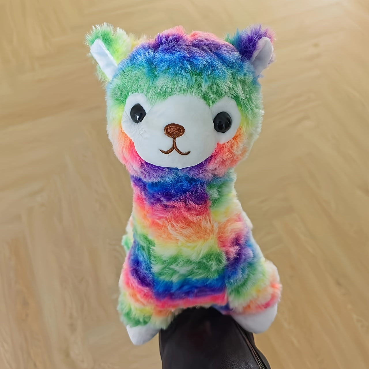 Rainbow Alpaca Plush Toys Soft Wool Throw Pillows Home Decorations