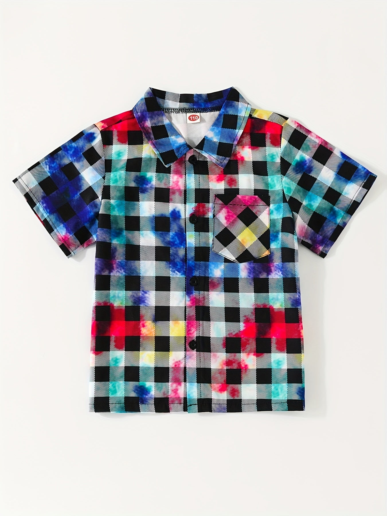 Boys Plaid Button Down Shirts for Summer