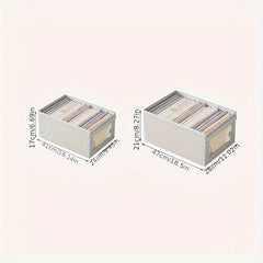 Clothes Storage Box Fabric Folding Underwear Drawer Organizer