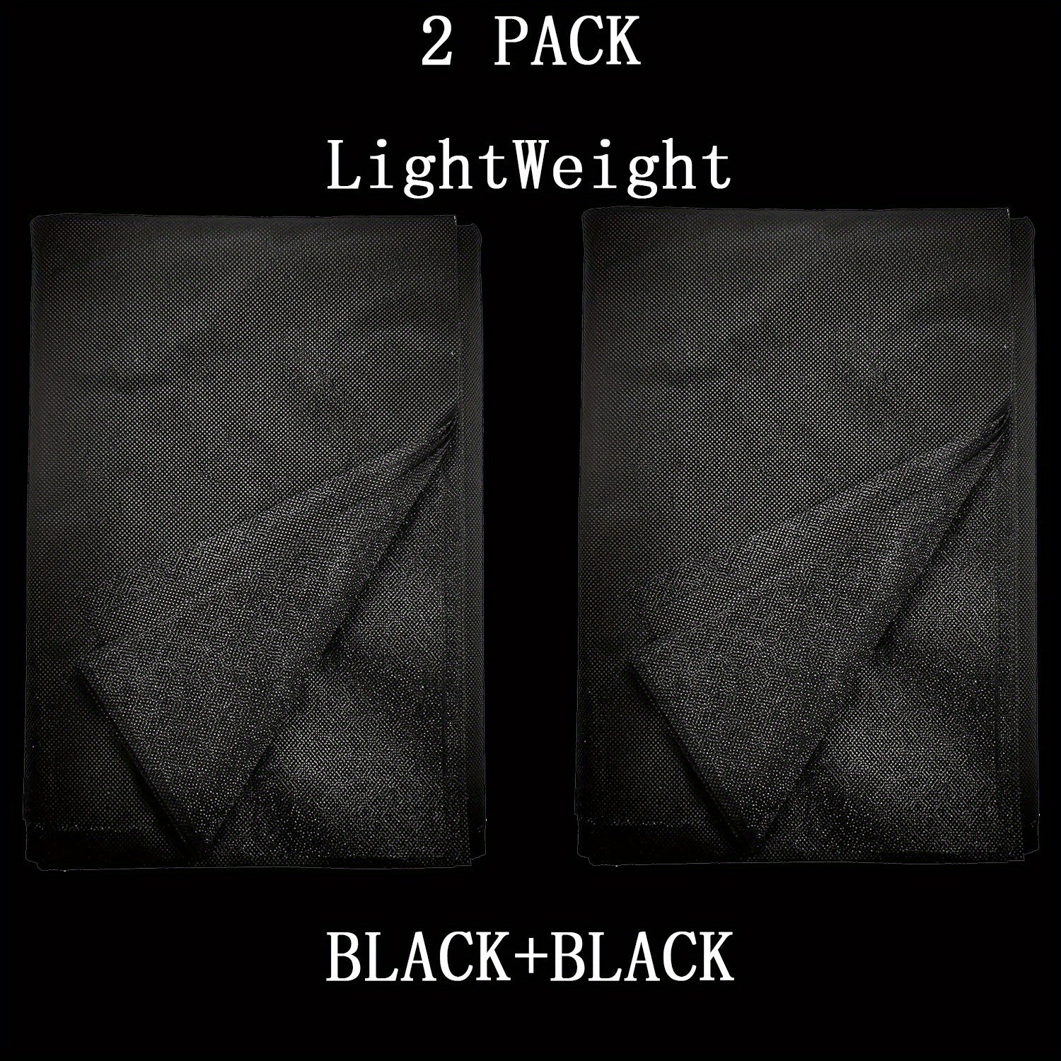 2pcs Iron On Fusible Interfacing Non Woven Lightweight Apparel Interfacing