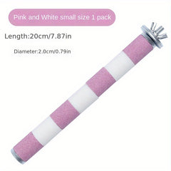 Stainless Steel Bird Stand for Parrot Grinding Nails Teeth