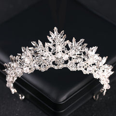 Vintage Baroque Bridal Crown Tiara Headpiece Jewelry