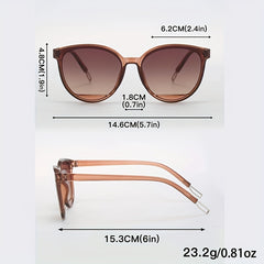 Cat Eye Round Sunglasses UV400 Sun Shades Glasses