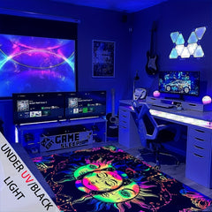 Large 3D Gaming Area Rug Machine Washable Living Room Gamepad Carpet Bedroom
