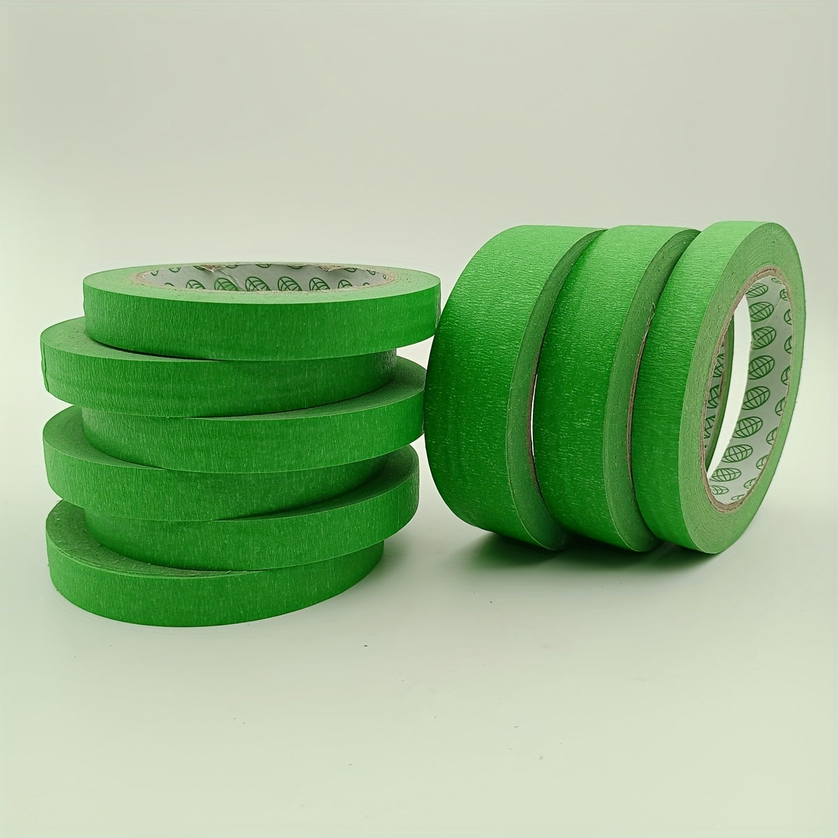 4pcs Bulk Green Washi Tape 1.18in x 33yd Paint Tape