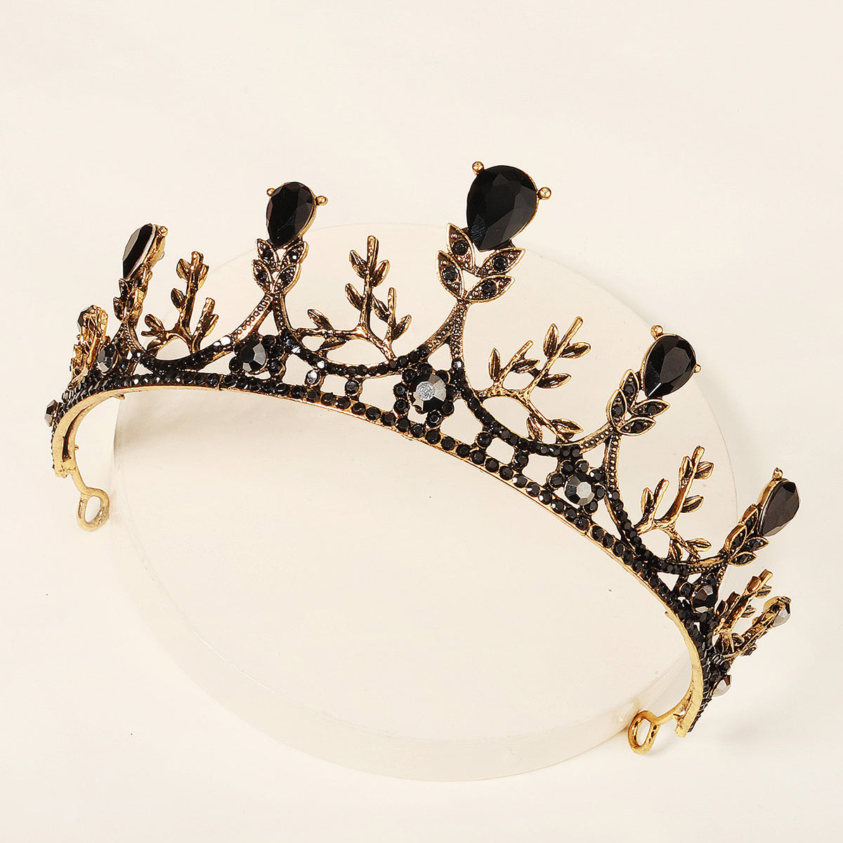 Prom Crystal Crown Headband Vintage Bride Hair Accessories