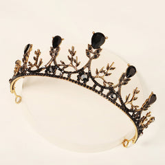 Prom Crystal Crown Headband Vintage Bride Hair Accessories