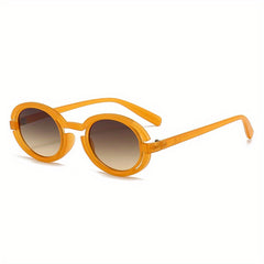 Men's Steampunk Sunglasses UV Protection Retro Round Frame Sunglasses PC Lenses