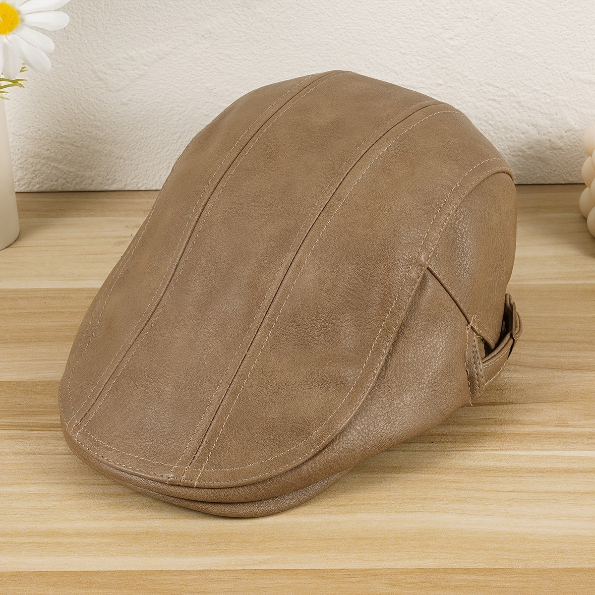 Adjustable Ear Protection Newsboy Cap For Men Women Spring Autumn