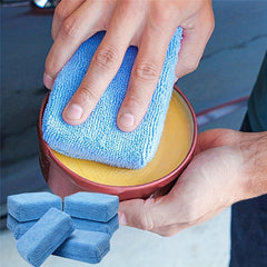 5pcs Microfiber Towel Cloth Squares for Car Wash Waxing Polishing Sponge