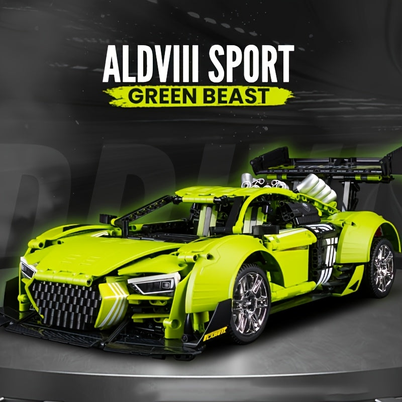 3358pcs 1 8 Mechanical Sports Car Building Block Model Splicing